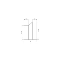 Ventilation adapter EUROPLAST, D125-100 mm Ventilation adapter EUROPLAST, D125-100 mm