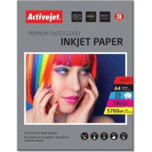 Photo paper Active Jet AP4-180G20, glossy, A4 Photo paper Active Jet AP4-180G20, glossy, A4