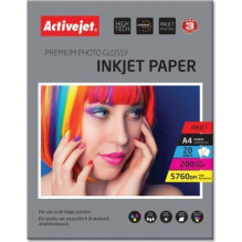 Photo paper Active Jet AP4-200G20, glossy, A4 Photo paper Active Jet AP4-200G20, glossy, A4