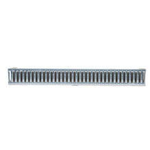 Drain channel with galvanized steel gratings 1.0m H90