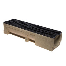 Duct element with ductile iron gratings, 0.5 m Duct element with ductile iron gratings, 0.5 m