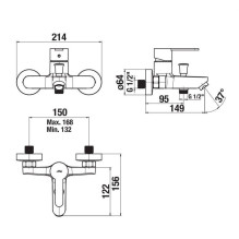 LYRA S BATH W / O ACC. H3211Z70044001