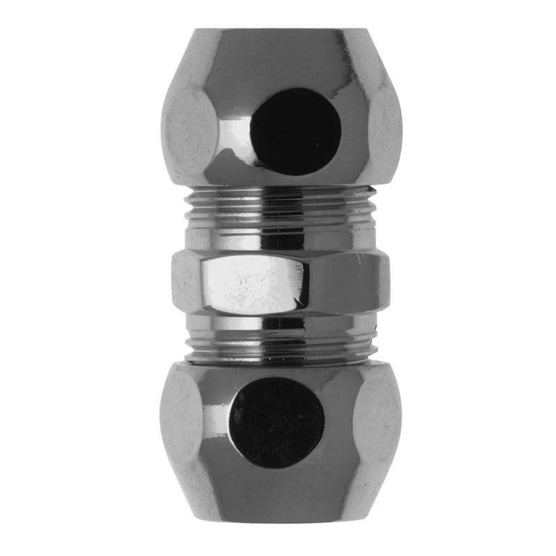 Jungtis, dviguba, 3 / 8"x 10 mm išoriniai sriegiai
