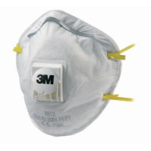Respirator, with valve 3M 8812C3, white col., 3 шт.