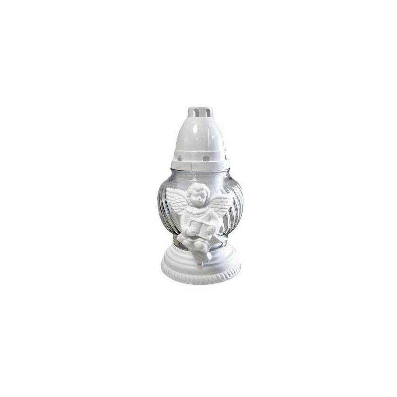 Grave candle Angel, burns 27 hours, 100 g.
