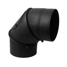 Chimney elbow 90° with tee D120mm WADEX