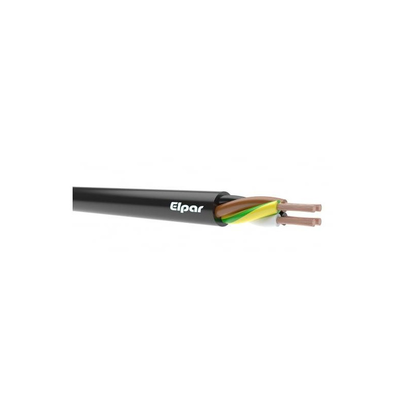 Guminis kabelis Elpar H05RR-F, 4 x 1,5 mm²