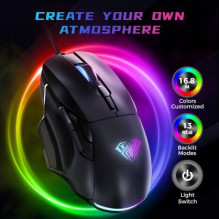 Aula F815 RGB Wired Gaming mouse Black Aula F815 RGB Wired Gaming mouse Black