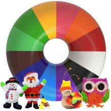 Fusion Accessories 3D printing pen abs filament with 10 colors 1.75 mm / 5m FUS3DFIL Fusion Accessories 3D printing pen abs filament with 10 colors 1.75 mm / 5m FUS3DFIL