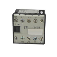 Kontaktorius ETI AC-3, CE07.10, 7.5 A, 3 kW Kontaktorius ETI AC-3, CE07.10, 7.5 A, 3 kW