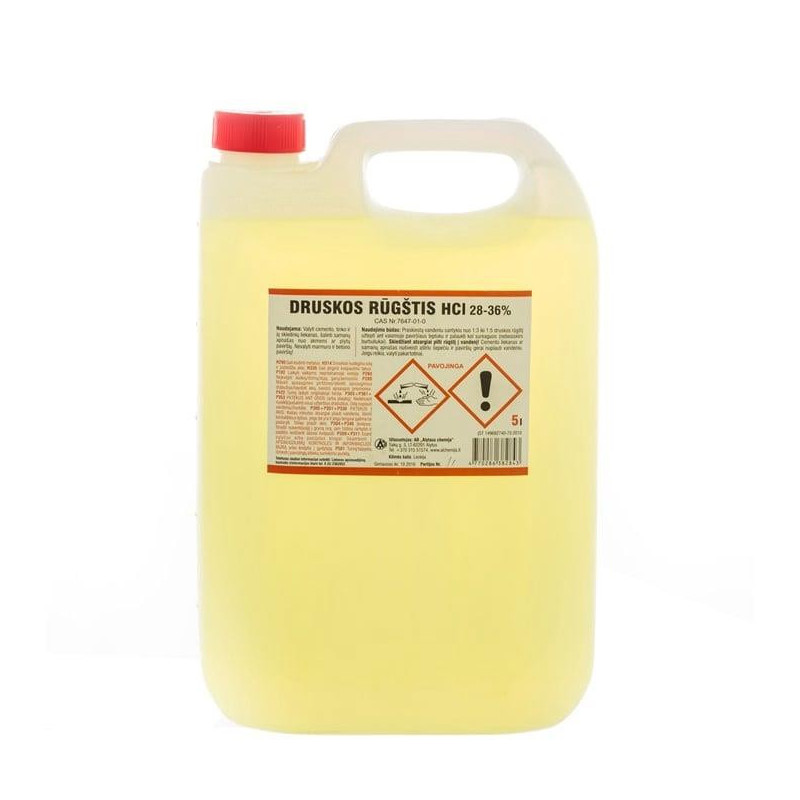 Druskos rūgštis, 5 l