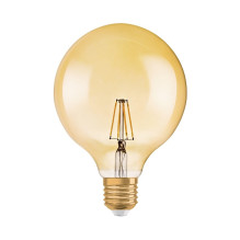 BULB LED G125 6.5W E27 824 FL GL 650L DM