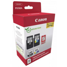 Canon PG-540 / CL-541 Color + Photo Paper Value Pack