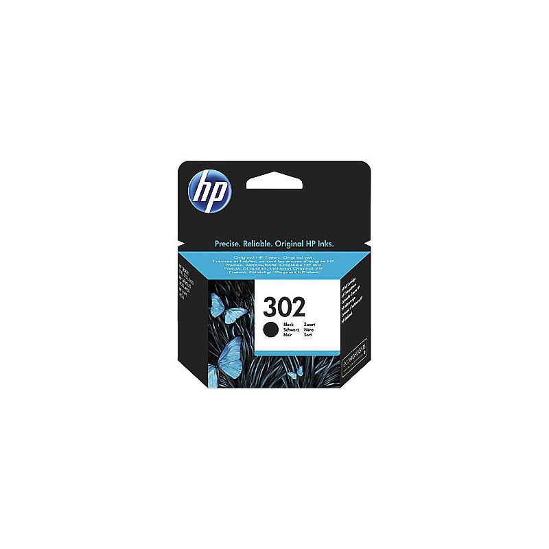 HP Nr. 302 juodas F6U66AE