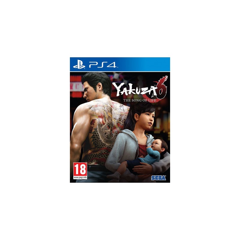 Sega Yakuza 6: gyvenimo daina PS4