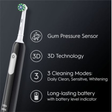 Oral-B D305.513.3 Pro Series 1 Cross Action Black