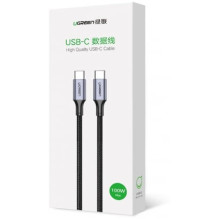 Ugreen USB Type C to USB Type C 5A 100W Quick Charge 2m Grey Ugreen USB Type C to USB Type C 5A 100W Quick Charge 2m Grey