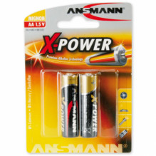Ansmann AA2xLR6 „X-POWER“ baterijos
