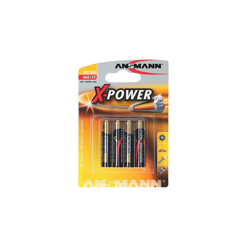Ansmann AAA / LR03 / 1.5V - 4 vnt