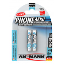 Ansmann AAA NiMH 2x800mAh (DECT telefonas)