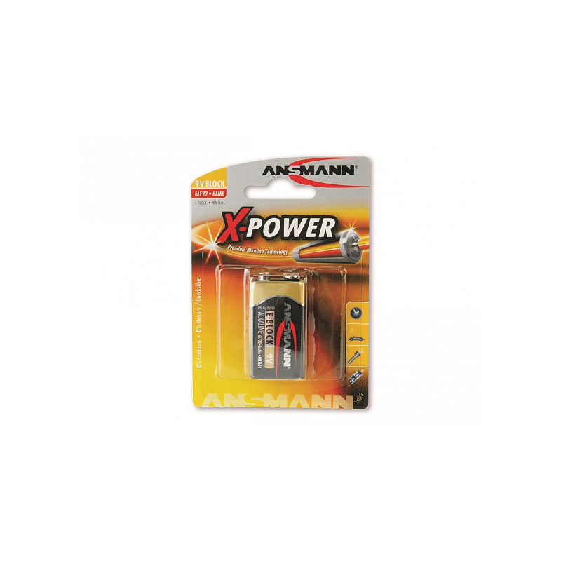 Ansmann E-Block 6F22 'X-POWER'