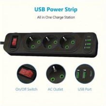 Riff F23U USB / USB-C 2m Black Riff F23U USB / USB-C 2m Black