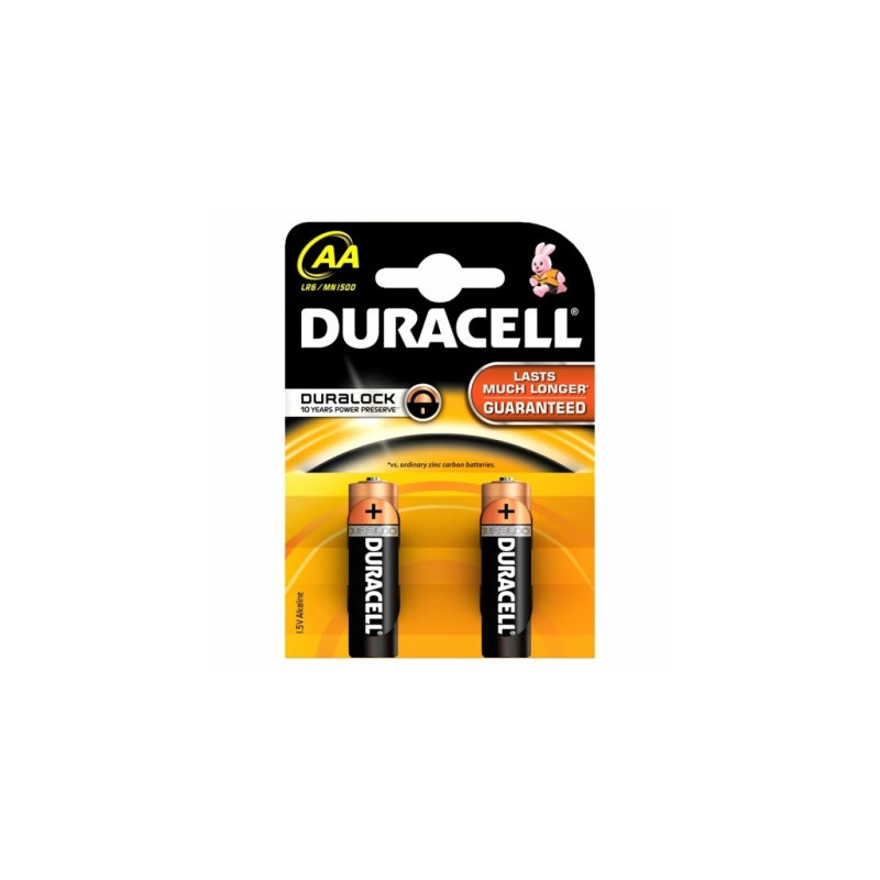 Duracell MN1500B2CB AA2xLR06 baterijos