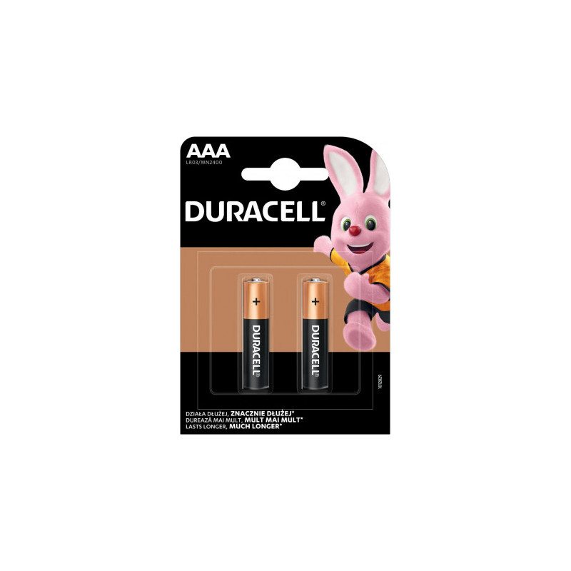 Duracell MN2400B2CB AAA2xLR03 baterijos