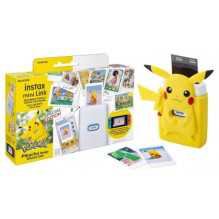 „Fujifilm Instax mini Link Nintendo Switch“ leidimas su silikoniniu dėklu „Pikachu“