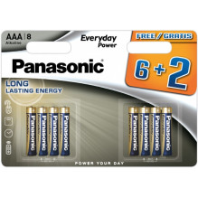 „Panasonic Everyday Power LR03EPS“ / 8B 6+2 vnt. pakuotė