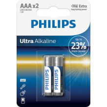 „Philips LR03E2B“ / 10 itin šarminių AAA tipo elementų / 2 vnt.