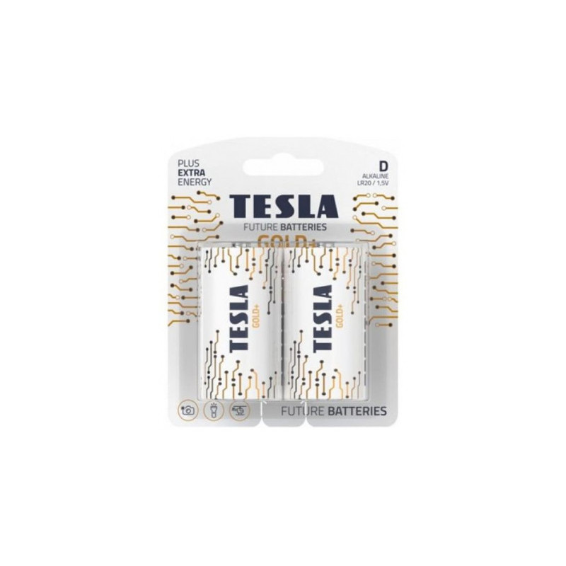 Tesla D Gold+ LR20 2pcs.
