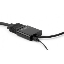 „AmberIn“ adapteris HDMI (M) / VGA (F) + 3,5 mm garso jungtis „AmberIn“ adapteris HDMI (M) / VGA (F) + 3,5 mm garso jungtis