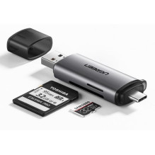 „Ugreen 50706 Micro SD“ kortelių skaitytuvas USB C USB 3.0 į atminties kortelių skaitytuvo adapteris