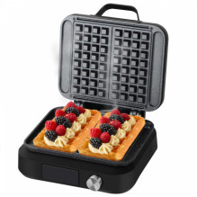 Vaflių keptuvė „Lovio LVWF002BK“, 1500 W, juoda Vaflių keptuvė „Lovio LVWF002BK“, 1500 W, juoda