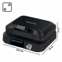Vaflių keptuvė „Lovio LVWF002BK“, 1500 W, juoda Vaflių keptuvė „Lovio LVWF002BK“, 1500 W, juoda