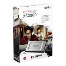 „Kingston XS2000 500GB 2,5'“ juodos / sidabrinės spalvos SXS2000 / 500G