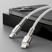 Baseus CATLJK-B02 Cafule 20W USB-C - žaibo baltumo