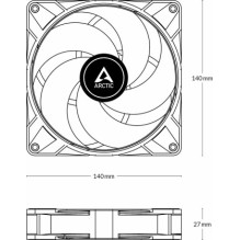 Arctic P14 Max baltas 140 mm korpuso ventiliatorius ACFAN00304A