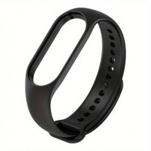 Riff Silicone Strap for Xiaomi Mi Band series 3 / 4 / 5 / 6 / 7 Black