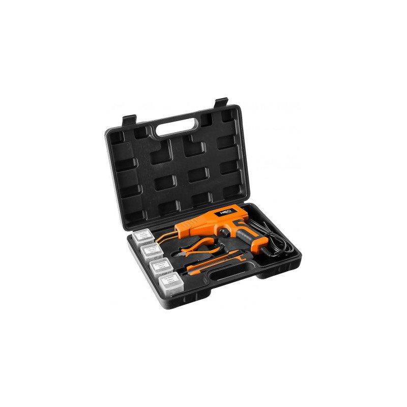 Neo Tools Plastic soldering iron 50W set + 200 pcs of staples