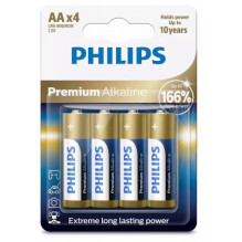 „Philips LR6M4B“ / 10 aukščiausios kokybės šarminių baterijų, 4 vnt.