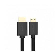 Ugreen 11167 HDMI - mini HDMI cable 19 pin 2.0v 4K 60Hz 30AWG 1.5m Black Ugreen 11167 HDMI - mini HDMI cable 19 pin 2.0v 4K 60Hz 30AWG 1.5m Black