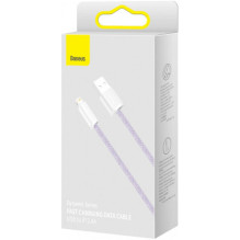 Baseus Dynamic cable USB to Lightning 2.4A 2m Purple