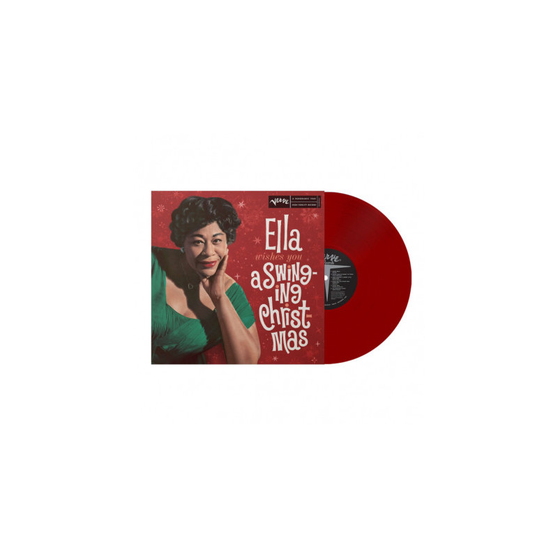VERVE ELLA FITZGERALD „Ella linki jums svinguojančių Kalėdų“ (rubino raudonumo vinilas)