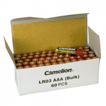 „Camelion Plus“ šarminės AAA (LR03) baterijos, 60 vnt. dėžutė, didelė pakuotė
