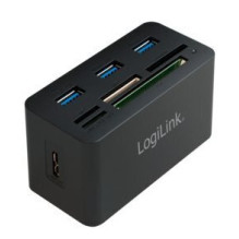 Logilink CR0042 USB 3.0 Hub with All-in-One Card Reader