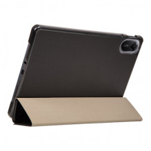 Trijų dalių sulankstomas taktinis dėklas, skirtas „Xiaomi Redmi Pad 2“, juodas Trijų dalių sulankstomas taktinis dėklas, skirtas „Xiaomi Redmi Pad 2“, juodas