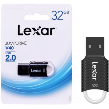 Lexar 32GB V40 USB 2.0 juodas Lexar 32GB V40 USB 2.0 juodas