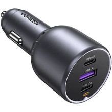 Ugreen EC705 130W 2x USB-C 1x USB-A pilkas Ugreen EC705 130W 2x USB-C 1x USB-A pilkas